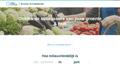 Desktop Screenshot of groentefruit.milieucentraal.nl