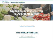 Tablet Screenshot of groentefruit.milieucentraal.nl